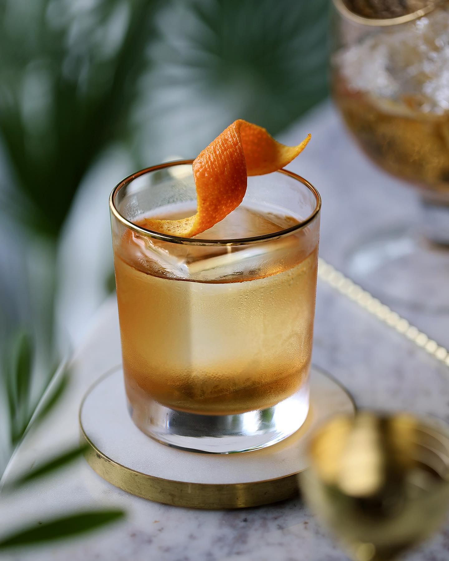 Old Fashioned met helder ijs